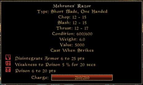 Mehrunes Razor